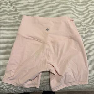 Lulu light pink biker shorts!